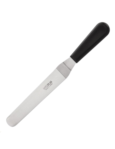 Couteau spatule coudé Hygiplas noir