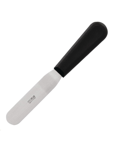 Couteau spatule coudé Hygiplas noir