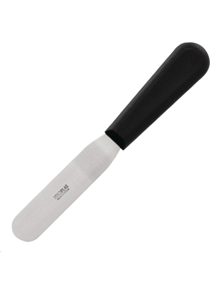 Couteau spatule coudé Hygiplas noir