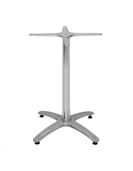 Pied de table 4 pieds en aluminium 