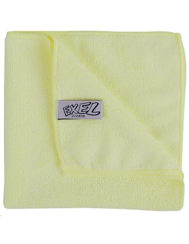 Chiffons microfibres Jantex jaunes 