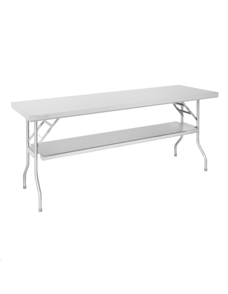 Table de travail pliante inox Vogue