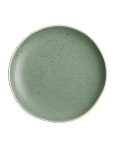 Assiettes plates verte Chia Olympia