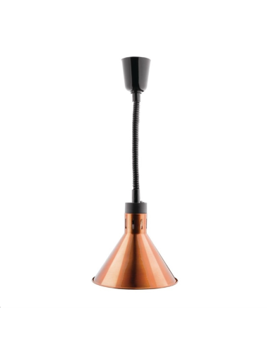 Lampe chauffante conique rétractabl