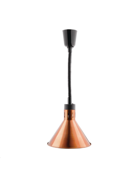 Lampe chauffante conique rétractabl