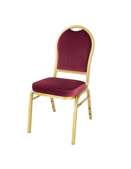 Chaises de banquet bordeaux Bolero 