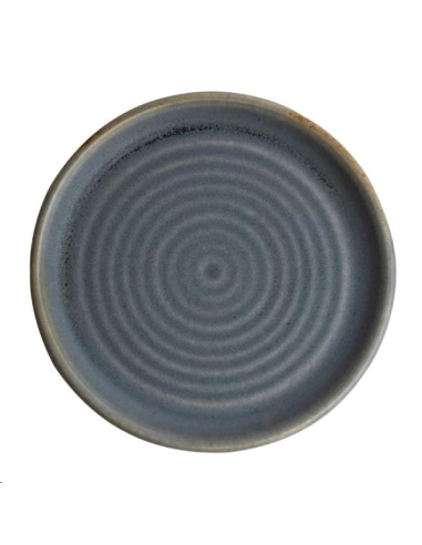 Assiettes plates granit bleu Olympi