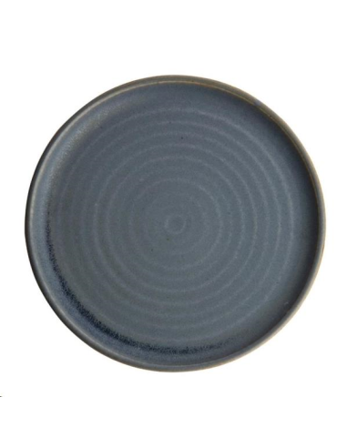 Assiettes plates granit bleu Olympi