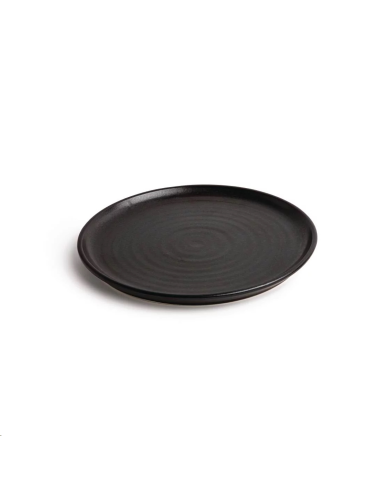 Assiettes plates noir mat  Olympia 