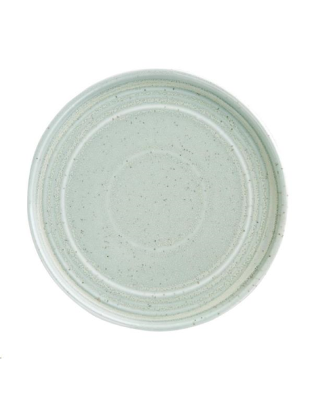 Assiette plate vert printanier Olym