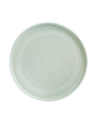 Assiette plate vert printanier Olym