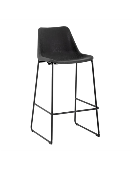 Tabouret haut Bolero Rodeo noir