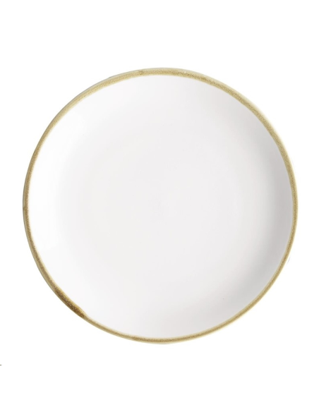 Assiettes plates rondes couleur cra