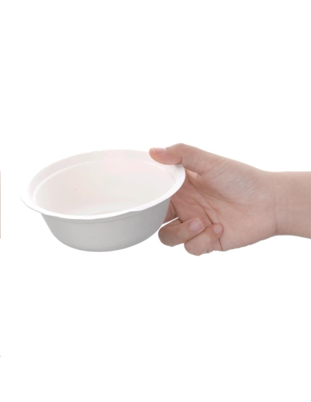 Bols ronds compostables en bagasse 