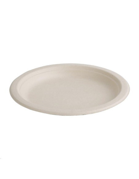 Assiettes ovales compostables en ba