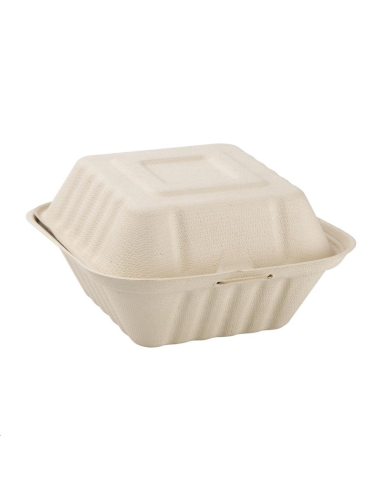 Boîtes hamburger compostables en ba