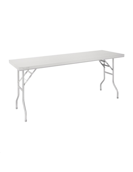 Table de travail pliante inox Vogue