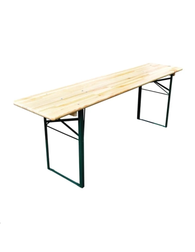 Table pliante 220(L) x 50(l) cm