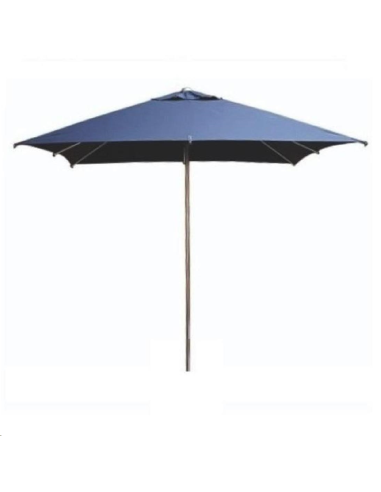 Parasol carré bleu Milan Eden 2,5m