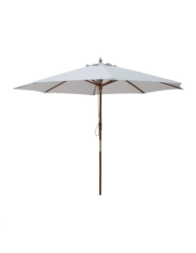 Parasol rond gris Bolero 3m