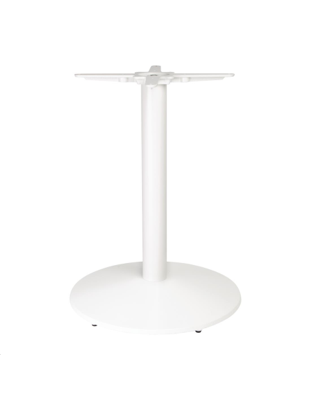 Pied de table en fonte Bolero blanc