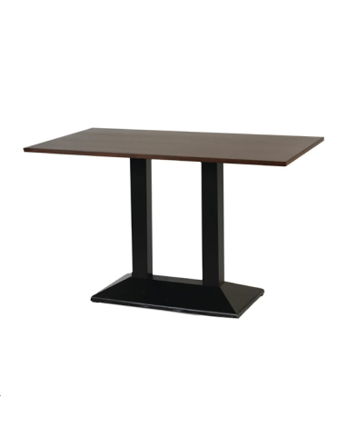 Table rectangulaire avec pied en mé