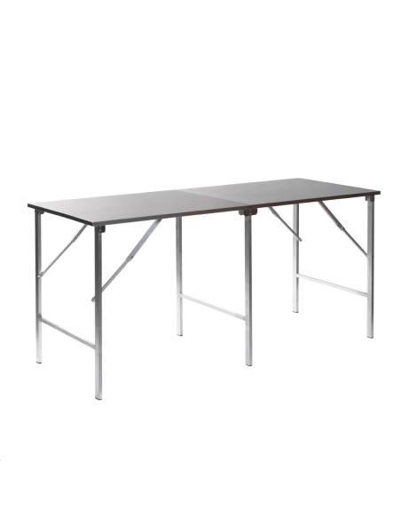 Table de travail pliable en inox