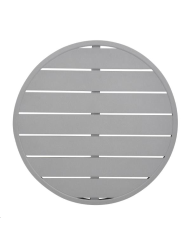 Plateau de table rond en aluminium 