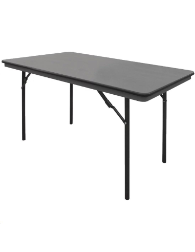 Table rectangulaire pliante grise e