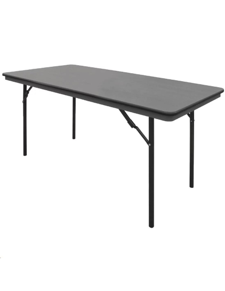 Table rectangulaire pliante grise e