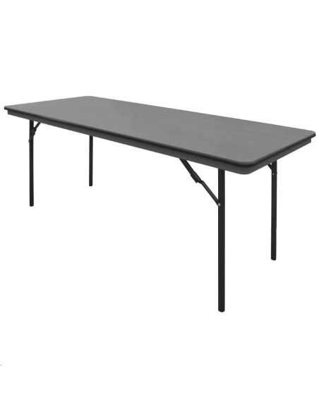 Table rectangulaire pliante grise e