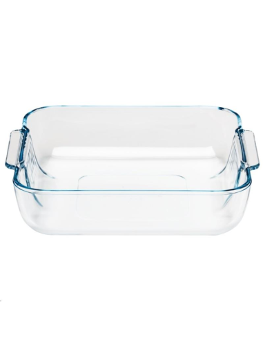 Plat carré en verre Pyrex 210mm