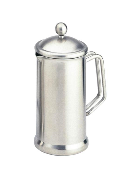 Cafetière à piston en inox satiné O