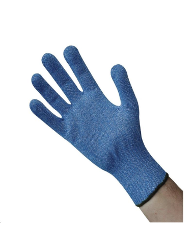 Gant anticoupure bleu L