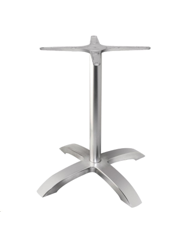 Pied de table 4 branches Bolero alu