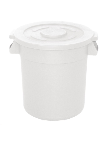 Conteneur rond blanc Vogue 76L