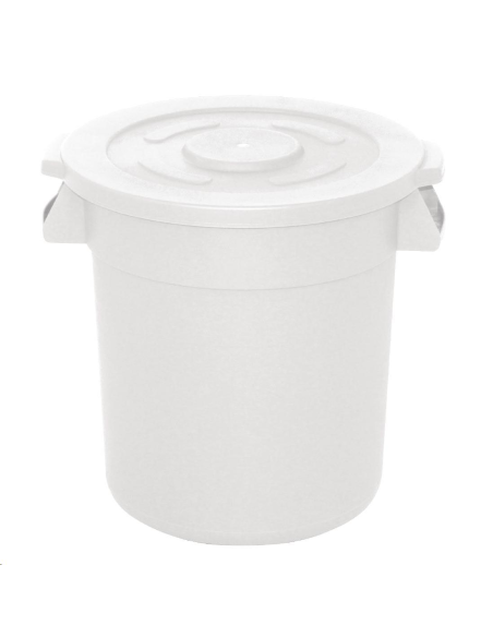 Conteneur rond blanc Vogue 76L