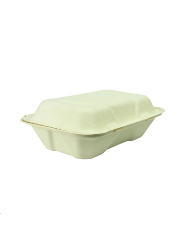 Boîtes repas en bagasse compostable