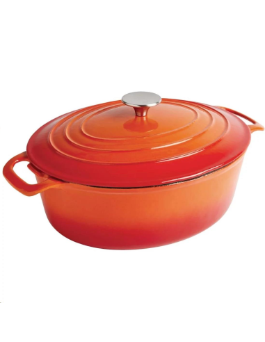 Cocotte ovale Vogue orange 5L