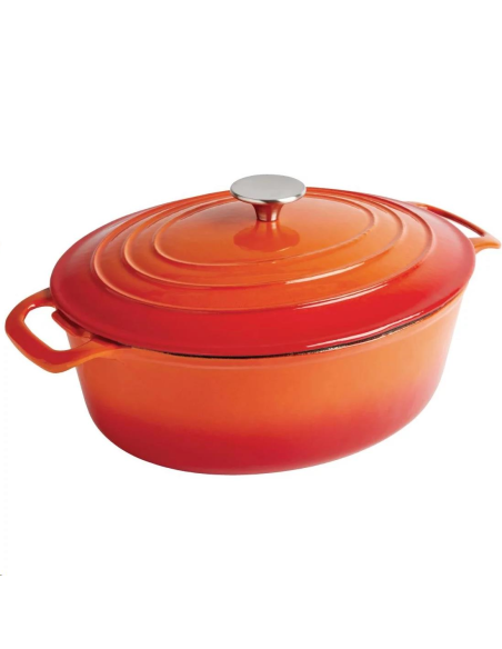 Cocotte ovale Vogue orange 5L