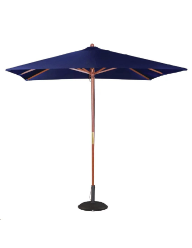 Parasol carré Bolero 2,5m bleu mari