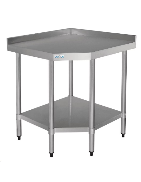 Table d'angle inox Vogue 700mm