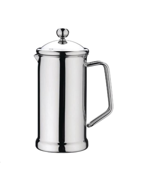 Cafetière à piston inox poli Olympi