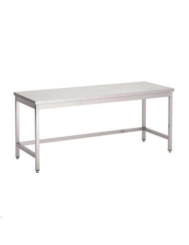 Table inox sans étagère basse Gastr