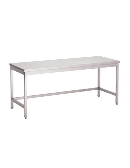 Table inox sans étagère basse Gastr