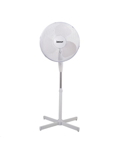 Ventilateur oscillant sur pied blan