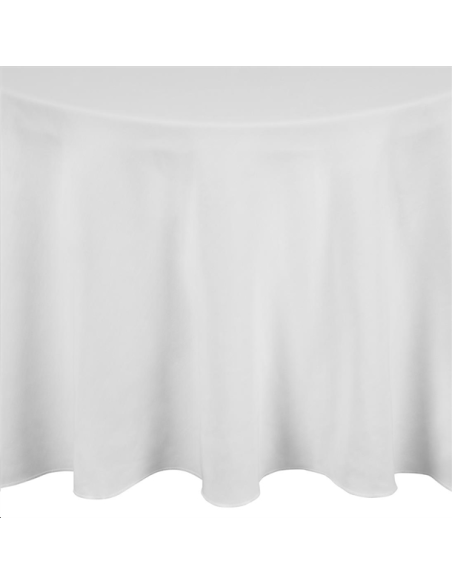 Nappe ronde blanche Mitre Essential