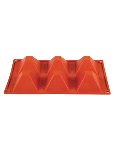 Plaque 6 pyramides en silicone Pavo