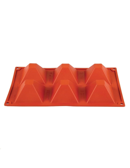 Plaque 6 pyramides en silicone Pavo