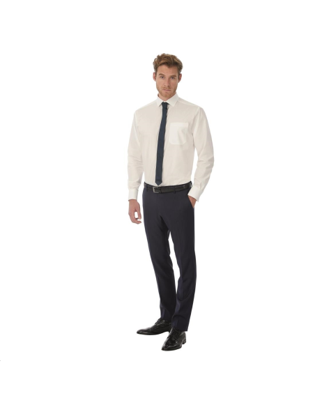 Chemises homme blanches B&C Heritag